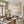 Large Neutral Abstract Painting – Modern Hand Painted Cream and Gray Line Art for Stylish Interior Design