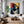 Large Geometric Oil Painting - Abstract Portrait Art on Canvas Hand Painted for Contemporary Interior