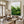Large Abstract Mountain Painting Green Landscape Canvas Wall Art for Modern Interior Decor