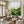 Large Contemporary Mountain Landscape Canvas Wall Art Modern Green Nature Painting