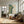 Large Abstract River Landscape Oil Painting Green Textured Terrain Canvas Wall Art for Living Room Decor