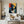 Large Geometric Oil Painting - Abstract Portrait Art on Canvas Hand Painted for Contemporary Interior