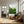 Large Abstract Mountain Painting Green Landscape Canvas Wall Art for Modern Interior Decor