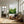 Large Contemporary Mountain Landscape Canvas Wall Art Modern Green Nature Painting