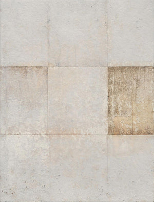 Large Minimalist Abstract Painting – Modern Beige and Cream Grid Canvas Art Hand Painted for Living Room Decor