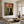 Large Abstract Floral Oil Painting Hand Painted Canvas Wall Art for Entryway Living Room Statement Decor