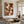 Large Contemporary Patchwork Abstract Canvas Wall Art Terracotta Earth Tone Painting for Home Decor
