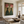 Large Abstract Floral Figure Oil Painting Textured Canvas Wall Art for Luxury Home Decor