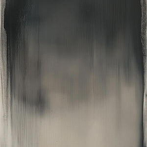 Large Neutral Abstract Painting – Modern Hand Painted Wabi-Sabi Horizon Art for Stylish Home Gallery