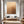 Large Abstract Sunset Painting – Modern Hand Painted Tan and Brown Art for Cozy Living Room