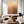 Large Abstract Sunset Painting – Modern Hand Painted Tan and Brown Art for Cozy Living Room
