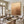 Large Gradient Amber Oil Painting Warm Earth Tone Wall Art #VRA 095