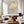 Large Beige Abstract Sky Painting – Modern Hand Painted Minimalist Clouds Art for Stylish Home Office