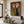Large Modern Floral Portrait Oil Painting on Canvas Textured Wall Art for Living Room Decor