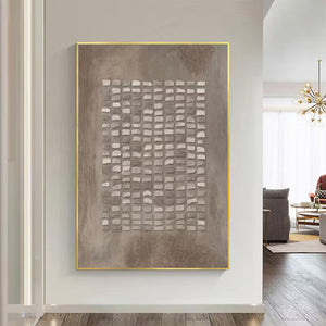 Large Contemporary Textured Pattern Painting #VRA 100