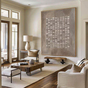 Large Contemporary Textured Pattern Painting #VRA 100
