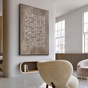 Large Contemporary Textured Pattern Painting #VRA 100