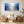 Large Abstract Blue Forest Canvas Wall Art | Textured Nature Landscape Painting for Bedroom Decor