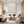 Large Vertical Textured Oil Painting on Canvas Modern Neutral Wall Art for Entryway Decor