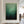 Large Hand Painted Bird Art – Deep Green Abstract Nature Oil Painting on Canvas for Home Decor