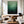 Large Hand Painted Bird Art – Deep Green Abstract Nature Oil Painting on Canvas for Home Decor