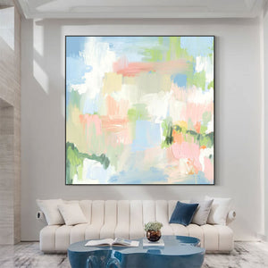 Large Modern Colorful Abstract Art #VRA 063