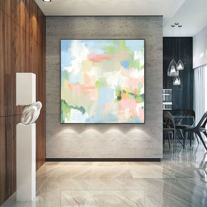 Large Modern Colorful Abstract Art #VRA 063