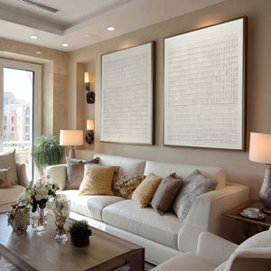 Large Contemporary Textured Oil Painting Hand Painted Canvas Wall Art for Luxury Home Decor
