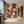 Large Contemporary Patchwork Abstract Canvas Wall Art Terracotta Earth Tone Painting for Home Decor