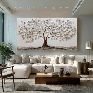 Large Modern Botanical Tree Wall Art #VRA 060