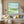 Large Mint Green Abstract Canvas Wall Art Modern Nature Mountain Painting for Interior Decor