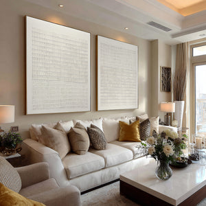 Large Contemporary Textured Oil Painting Hand Painted Canvas Wall Art for Luxury Home Decor
