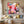 Large Abstract Pink Pop Art Canvas Wall Art Modern Street Style Painting for Interior Decor