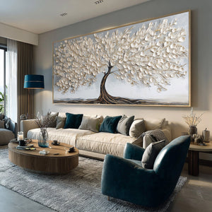 Abstract Palette Knife Tree | VelraArt #CZ 016