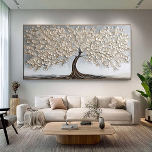 Abstract Palette Knife Tree | VelraArt #CZ 016
