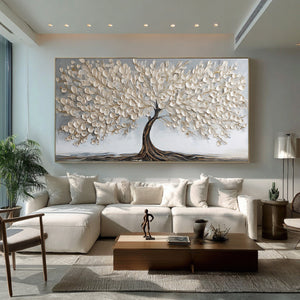Abstract Palette Knife Tree | VelraArt #CZ 016