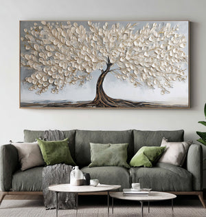 Abstract Palette Knife Tree | VelraArt #CZ 016