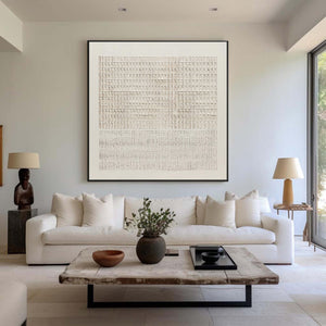 Large Contemporary Textured Oil Painting Hand Painted Canvas Wall Art for Luxury Living Room Decor