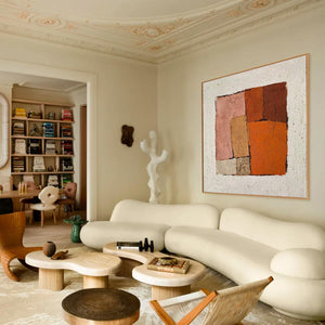 Large Abstract Earth Tones Canvas | VelraArt #AG 184