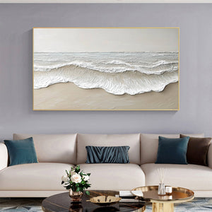Large Minimalist Seascape Painting | VelraArt #AG 191