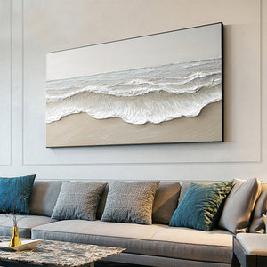 Large Minimalist Seascape Painting | VelraArt #AG 191