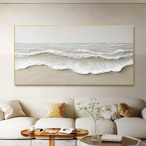 Large Minimalist Seascape Painting | VelraArt #AG 191