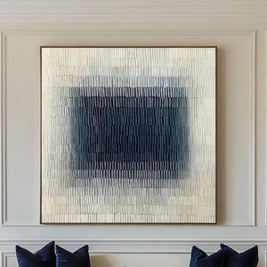 Large Minimalist Stripe Canvas | VelraArt #AG 188