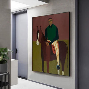 Large Rider Portrait | VelraArt #AG 179