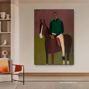 Large Rider Portrait | VelraArt #AG 179