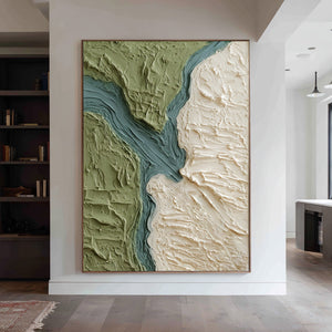 Ridge Valley Abstract Canvas | VelraArt #CZ 024