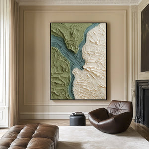 Ridge Valley Abstract Canvas | VelraArt #CZ 024