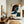Large Geometric Oil Painting - Abstract Female Portrait Wall Art Hand Painted for Contemporary Decor
