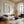 Large Impasto Textured Parametric Arch Canvas Wall Art Textured Contemporary Art for Foyer & Office