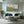 Large Textured River Landscape Oil Painting Green Abstract Canvas Wall Art for Living Room Decor